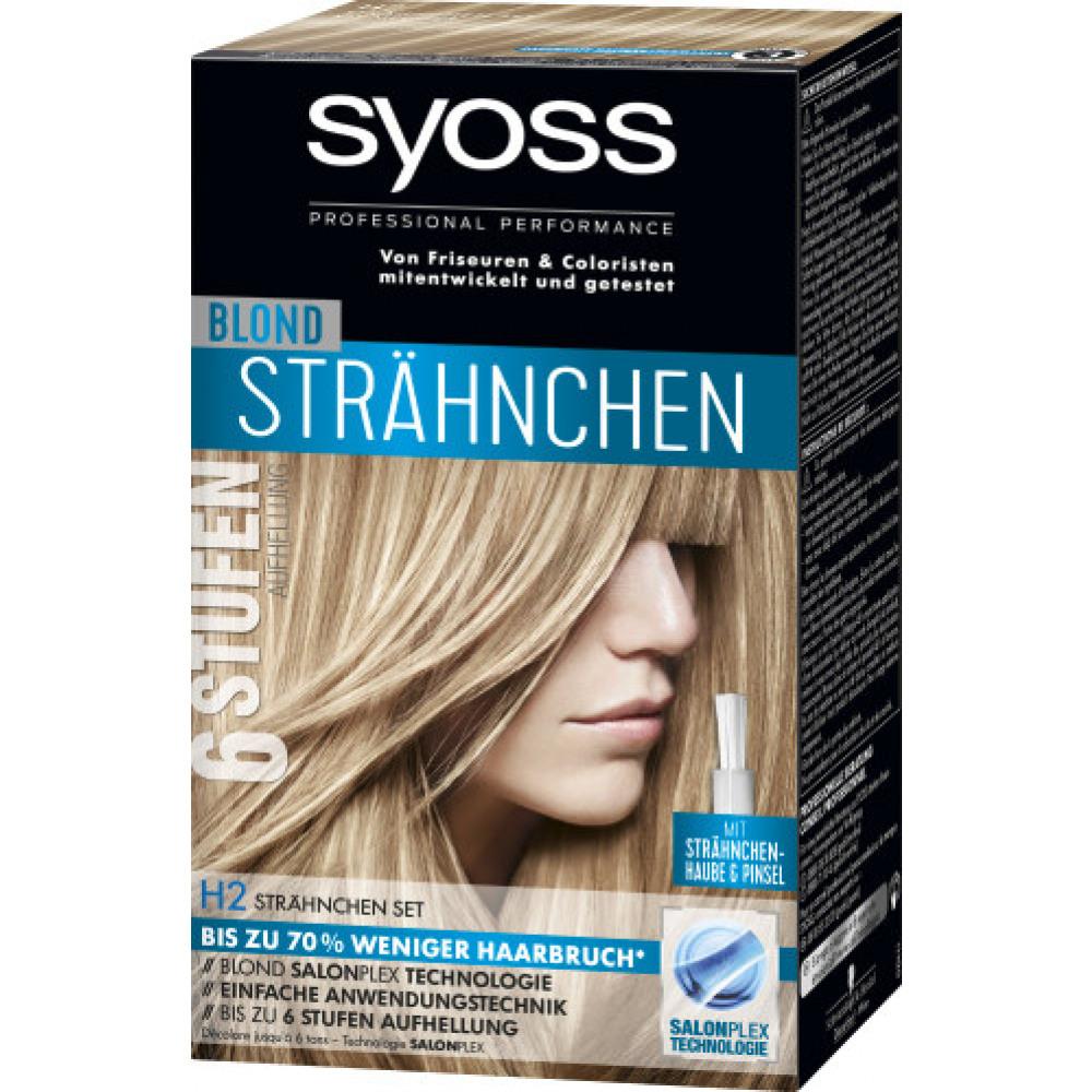 43 44eur 1l Syoss Strahnchen Set In Blond Stufe 3 H2 Bis Zu 6 Stufen Aufhellung Ebay